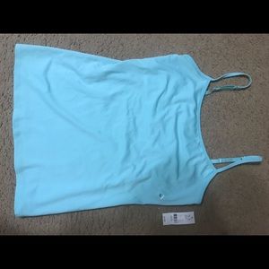 Light blue sleek layering tank